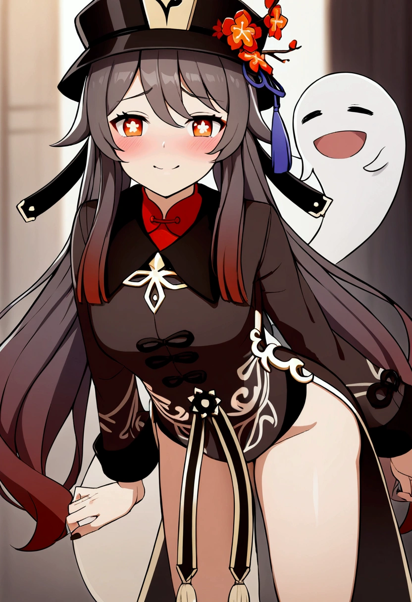 hu tao (genshin impact)
1boy 1girls all fours ass ass grab bent over blush brown hair closed eyes doggy style ghost hat heart red eyes sex smile wavy mouth
Meta
3d english text