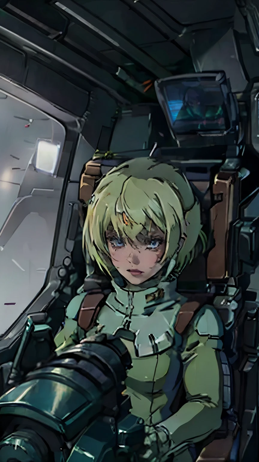 Urop、Muzu Cockpit、22 years old、woman、Zeon Pilot