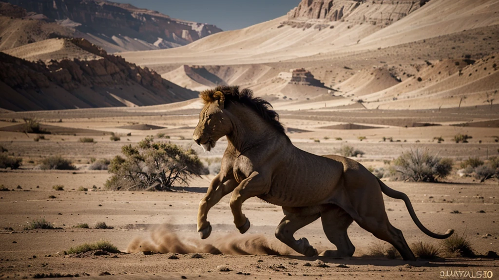 Capture an ultra-realistic image of a man fighting a lion in a desolate desert. Use the Hasselblad H6D-400C MS camera with a Carl Zeiss Apo Sonnar T* 120mm f/5.6 lens for exceptional detail and sharpness. The 15-stop dynamic range should ensure that every detail, from the darkest shadows to the brightest highlights, is captured accurately. Set the native ISO to 64 to minimize noise and maximize image quality.
Visualize the scene using Ansel Adams' techniques to create a powerful, balanced composition. Use the Zone System to control contrast and exposure, ensuring all elements are visible and well-defined.
The resulting image must have such a realistic quality that the viewer feels like they are witnessing the battle firsthand. The intricate details of the lion's fur, the tension in the man's muscles, and the vast expanse of the desert must be captured with crystal clarity.