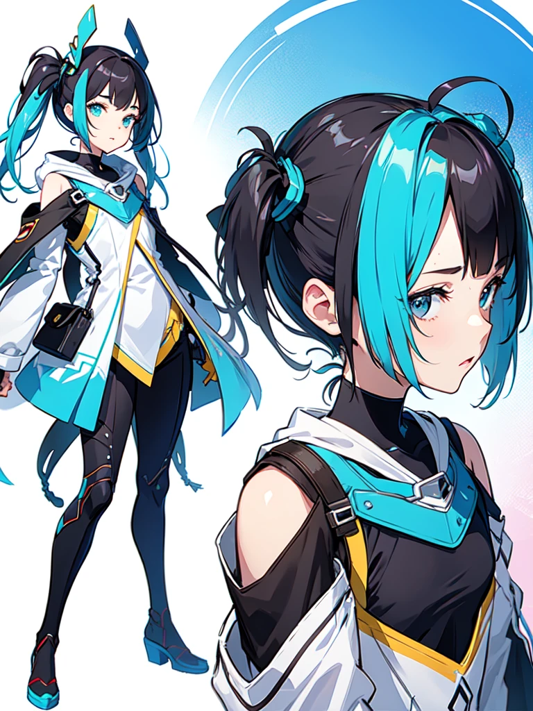 sketch (Character design sheet, same characters, whole body, Three-View, front, ~ ~ ~ side, return),(Very bright:1.1), White Background, [1 Girl:7], (Tilt your head:1.2), ([sketch|watercolor \(Moderate\)]:1.15),Chaotic Abstractな背景, Vector Trace, Gradient Blending, Bright colors, that&#39;wonderful, 非常にdetailed, Complex, (Very low contrast:1.4）,full body, Artistic elements add depth to the work. The overall atmosphere is creepy and nightmarish..., With a unique artistic touch. This movie is、The dark and crazy world of horror movies depicted in HD., Evoke visual stimuli and aesthetic sense, It will terrify and excite the audience....,watercolor画, （Lightless, Eyes without highlights, Evil Eye, A bad looking person with white eyes, It&#39;s a red eyeliner）,whole body絵, Wearing a maid outfit and （Gradient braided hair, (Light purple hair), (Ink blotches:1.1), (pale:1.2),(Light purple:1.2),(Light green:1.2)　and a mature face,tall, Wearing black tights,Green Eyes, The skin is hidden　and maid, The background is a dark and desolate landscape, Horror movie atmosphere. Her figure is extremely beautiful, Emphasizing the dark and crazy elements. Skillfully expressing the effects of light and shadow, detailed, The face and expression of the black costume are also carefully drawn...,sketch (Character design sheet, same characters, whole body, Three-View, front, ~ ~ ~ side, return) and 1 female, Nervous,Cowboy Shot,,(Very bright:1.1), White Background, [1 Girl:7], (Tilt your head:1.2), ([sketch|watercolor \(Moderate\)]:1.15),Chaotic Abstract