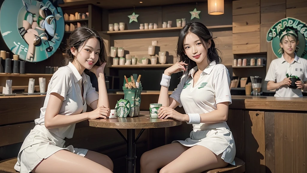 ((((((((Emphasize cleavage))))))))
((((((((A female junior high school student in a short-sleeved white tennis polo shirt))))))))
((((((((A junior high school girl in a white tennis miniskirt))))))))
(((((((((I can see her panties)))))))))
(((((((お洒落でcuteInside the Starbucks store)))))))
8K、RAW Photos、Highest quality、Super detailed、Super Resolution、Ultra HD、8K壁紙、Amazing details
((((((tennis racket))))))
(((((((Inside the Starbucks store)))))))、
((((((Sit down and eat cake、Drink Starbucks coffee、smile))))))、((Heart Necklace))
Modern and sleek design:Interior design using natural materials、Many of the designs are warm and made using wood and metal.。
Large windows:自然光をたっぷり取り入れるためのLarge windowsがあり、Providing a bright and open space。
Green Interior:Potted plants are effectively placed、It creates a relaxing atmosphere。
artwork:Works by local artists、Starbucks-related art on display。
Cozy seating:Cushioned chairs and sofas、Bar sheet etc.、A variety of seating options available。
Open kitchen area:Being able to see how drinks and food are made、We provide peace of mind and transparency。
Unique lighting:Antique lamps and chandeliers、Modern lighting fixtures are used。
Comfortable background music:Relaxing music is playing、A comfortable space is provided。
Wide々Table space:一人でもグループでも使いやすいWide々There is a table with。
Community Table:There is a large table where you can socialize with other customers.。
Seasonal decorations:The decorations are themed according to the season.。
Design with a local feel:The design incorporates the local culture and characteristics.。
Fragrance production:コーヒーの香りが店内にWideがり、A space that satisfies the five senses has been created.。
Conversation with a barista:フレンドリーなConversation with a baristaが楽しめるカウンターエリアがあります。
8K、RAW Photos、Highest quality、masterpiece:1.2、Super detailed、Super Resolution、Ultra HD、8K壁紙、Amazing details、Photorealistic:1.4、Having fun by the water、Full Body Shot、Full body photo、High-resolution RAW color photos、Professional photos、A scene full of emotion、Very detailed and beautiful、Ultra HD、8K壁紙、Amazing details、Huge file sizes、Highly detailed beautiful girls、Highly detailed face Highly detailed eyes、Extremely realistic skin、 Highly detailed fingers, Highly detailed nose, Highly detailed mouth, Perfect Anatomy, Highly detailed background, Highly detailed clothing, , cute女の子, Famous Japanese Idols, cute, Realistic body, Slender, White skin, Glowing Skin, Slim body, Realistic Face, Delicate eyes, double eyelid,