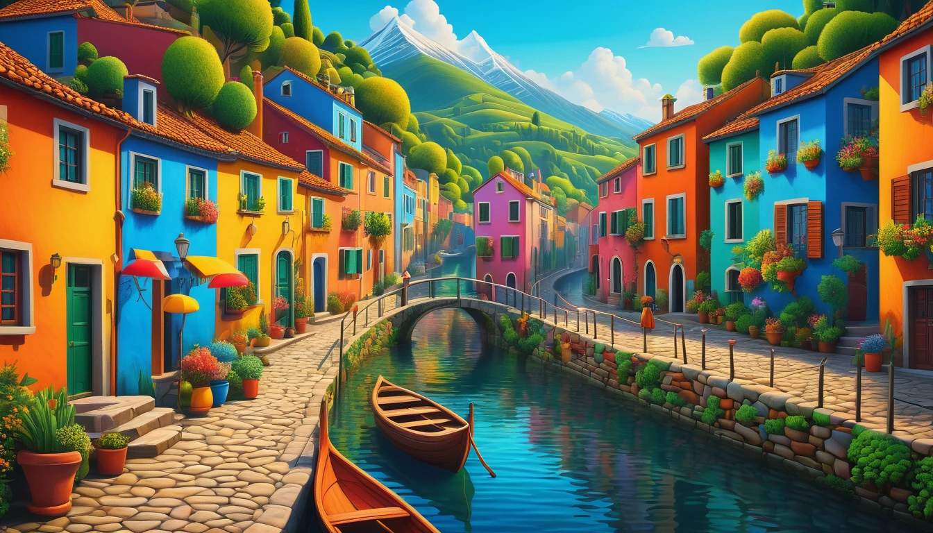 Create imaginative and amazing images demonstrating the style of ((Naive Art)), hyper realistic, 8k, vibrant colors, sharp crisp image