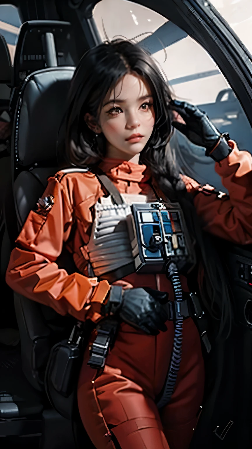 Rebel Pilot Suit、Cockpit View、Urop、woman、22 years old