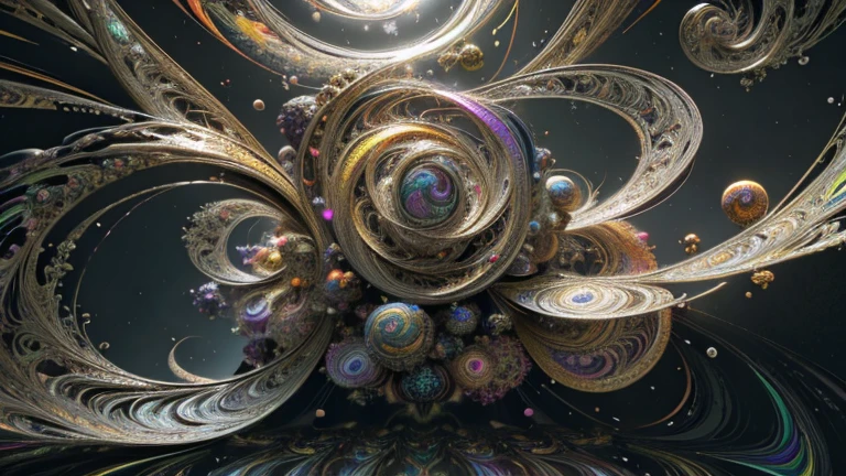 multicolored dynamic abstract liquid flow particles turbulence swirling, ((mandelbrot fractals)), ((psychedelic patterns)), Cinema 4D, fully dynamic motion design, X-Particles, Dynamics FX, bend and shatter reality for amazing visual effects production, cinematic, realistic, uhd, hdr, 8k,