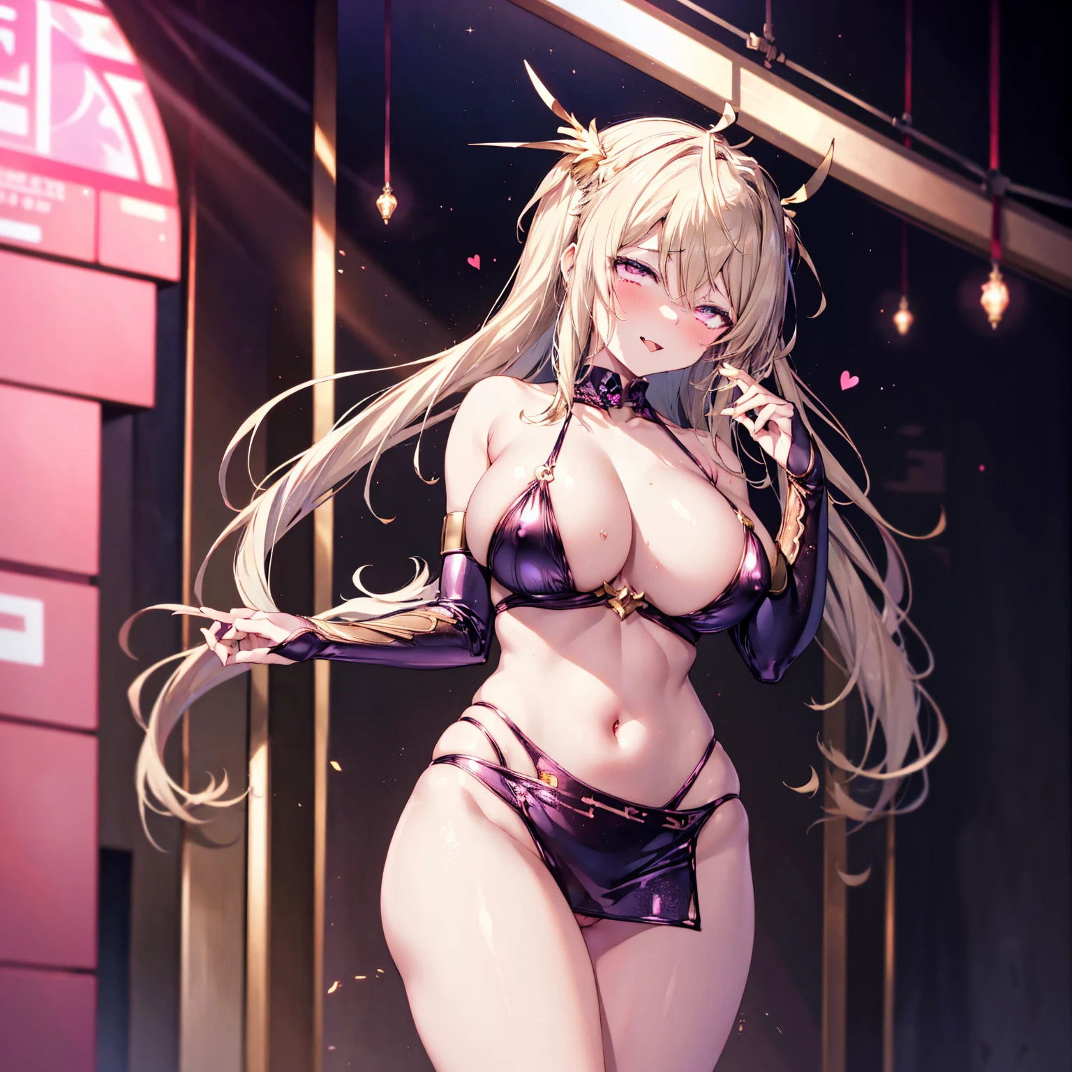 (masterpiece),(Highest quality),(Very detailed),(Best illustrations),(Best Shadow),(Absurd),(Detailed Background),(so beautiful)Bradamante, 16K, 8K, 4K,(Best Shadow), (so beautiful), One person, One personで, , , , (Beautiful eyes in every detail), Big Breasts, blonde, Heart-shaped pupils, Crisis in ophthalmology, Curvy, , Perfect figure, , , arched back, , , orgasm, Afterglow, Sexy smile, , , With your mouth wide open, , Sexy posture, , , squint, Roll your eyes, , tears目, tears, , Sticking out tongue, , , , Saliva trace, , Shiny skin, , , , , Torogao, Ahegao, break, , Dramatic lighting, , Psychedelic Background, night, Pink Neon, , Torrent of Light, mysterious, Voice of the Heart,, , ,