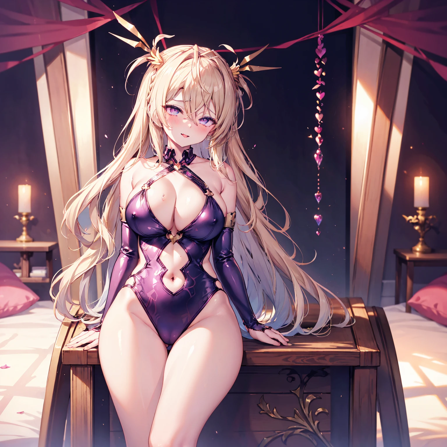 (masterpiece),(Highest quality),(Super detailed),(Best illustrations),(Best Shadow),(Absurd),(Detailed Background),(so beautiful)Bradamante, 16K, 8K, 4K,(Best Shadow), (so beautiful), One person, alone, , , , (detailed beautiful eyes), Big Breasts, Blonde, heart-shaped pupils, Oculogyric crisis, curvy, , Perfect figure, , , Arched back, , , orgasm, afterglow, erotic smile, , , Open your mouth languidly, , Sexy posture, , , cross-eyed, rolling eyes, , water eyes, tears, , tongue out, , Breast fetish, Cleavage, saliva trail, , shiny skin, , Thigh fetish, , , torogao, ahegao, BREAK, , Dramatic lighting, , Psychedelic Background, night, pink neon, , Torrent of Light, mysterious, spoken heart,, , ,