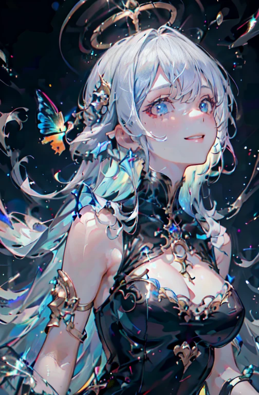 Exciting dreams, ultra-realistic realism, abstracted, psychedelia, Masterpiece artwork,PsyAI, (Masterpiece artwork,best qualityer:1.2),illustration,8 k wallpaper,dazzle,(portals:1.1),(creatures from another world:1.2),(magical energy:1.1),(floating debris:1.05),(glowing third eye:1.1), butterflys,floral, (bright lights:1.05), (lighting:1.05), (fancy:1.15), (hyperrealisti:1.1), (Mystic:1.05), (puzzling:1.05), (ethereal:1.08), (Mystic:1.1), (cosmic:1.05), (interdimensional:1.1), (unearthly:1.05), (Mesmerizing:1.1), (unforgettable:1.05), (arte de fancy: 1.1),(number art:1.05),(magical realism:1.08),(epic:1.1),(conceptual artwork:1.05),(highy detailed:1.1),(cinematic light:1.05),(ultra-realistic realism:1.05),(Mystic:1.05),(surprising:1.1),(Andrey Surnov:1.05),(double mind:1.1),(charming big breasts:1.05),(unbelievable:1.05),(otherworldly landscapes:1.1),(breathtaking:1.05 ), (unbeliever:1.05), (portal opening:1.05)