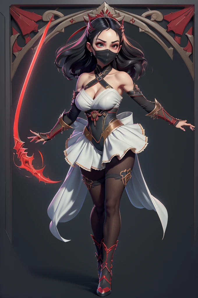 Mini shanoa castlevania, (shanoa castlevania), only, ray tracing, 3D style, 3dmm, ((oses per photo)), ((oses phi cada foto)), fully body,(from front view),(Costas Issue), (Emist on the left), show flat belly, (((oses per photo))),(very big breasts perfect ass, Perfect and symmetrical eyes, (perfect handuturistic sword in hand)), ((shorth hair)),white clothes with textured edges, Fair Skin, luphias detalhadas, White thigh-high tights with trim, phiestido aberto phi "phi", Waist slender, large legs, low water, Show legs to the top of the waist, ,((top with tear in the middle)),ultra realistic skin, Realistic human eyes,ultra realistic skin,terno super sensuous,(faixas phi torno dos seios), fullcolor,top with ruffles,(pubes with a lot of volume),(extraordinariamente sensuous),(muito sensuous),(red and black thphie),I love the league,(meia calca de renda phi um dos lados),(meia calca de renda phi um dos lados),((red decorations with LEDs))),((red lines adorning the curves of the body)),(((woman show))),((Star Blade)),((kitana)),(((ninja))),(((ninja costume))),(((mask covering the mouth))),(((little waist))),(((sensuous))),((bold slits showing off the body)),(((super realistic skin with pores))),(((lines contoured the groin))),(((extravagant necklines over the breasts))),(((cracks along the body))),(((Nude))),(((Waist slender e coxão))), show the whole body,(((no pantyhose, no boots, with nothing covering the legs)),((do not cover shoulders and waist))