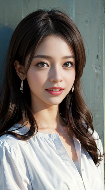 ((masterpiece:1.4)、(Highest quality:1.4)、(Realistic:1.7))、Masseter muscle area:1.4、pretty girl、Portrait of a girl、Close-up photo、Bust up photo shoot、Beautiful Face、Cute face、Detailed eyes、Draw the eyes clearly, Beautiful and attractive eyes、Beautiful Eyes、Tight waist、Sexy Dress,ponytail、RAW Photos、Red lips、1 Screen Display、