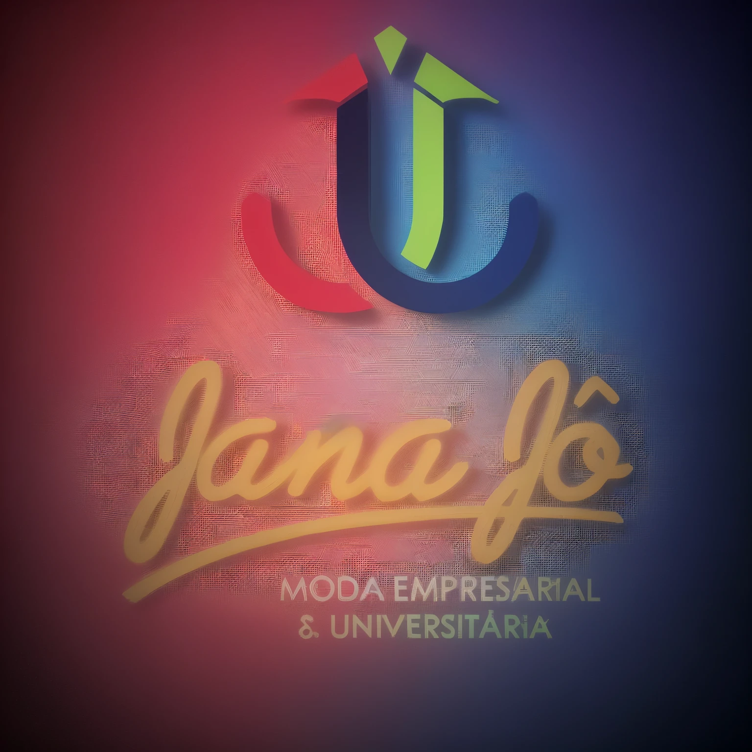 I need to create visual identity patterns from an existing logo(https://www.janajo.featuring.br) Give me examples