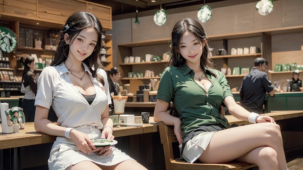 ((((((((((I can see her white panties))))))))))
(((((((((Emphasize cleavage)))))))))

((((((((A female junior high school student in a short-sleeved white tennis polo shirt))))))))
((((((((A junior high school girl in a white tennis miniskirt))))))))

(((((((お洒落でcuteInside the Starbucks store)))))))
8K、RAW Photos、Highest quality、Super detailed、Super Resolution、Ultra HD、8K壁紙、Amazing details
((((((tennis racket))))))


(((((((Inside the Starbucks store)))))))、
((((((Sit down and eat cake、Drink Starbucks coffee、smile))))))、((Heart Necklace))




Modern and sleek design：Interior design using natural materials、Many of the designs are warm and made using wood and metal.。
Large windows：自然光をたっぷり取り入れるためのLarge windowsがあり、Providing a bright and open space。
Green Interior：Potted plants are effectively placed、It creates a relaxing atmosphere。
artwork：Works by local artists、Starbucks-related art on display。
Cozy seating：Cushioned chairs and sofas、Bar sheet etc.、A variety of seating options available。
Open kitchen area：Being able to see how drinks and food are made、We provide peace of mind and transparency。
Unique lighting：Antique lamps and chandeliers、Modern lighting fixtures are used。
Comfortable background music：Relaxing music is playing、A comfortable space is provided。
Wide々Table space：一人でもグループでも使いやすいWide々There is a table with。
Community Table：There is a large table where you can socialize with other customers.。
Seasonal decorations：The decorations are themed according to the season.。
Design with a local feel：The design incorporates the local culture and characteristics.。
Fragrance production：コーヒーの香りが店内にWideがり、A space that satisfies the five senses has been created.。
Conversation with a barista：フレンドリーなConversation with a baristaが楽しめるカウンターエリアがあります。




8K、RAW Photos、Highest quality、masterpiece:1.2、Super detailed、Super Resolution、Ultra HD、8K壁紙、Amazing details、Photorealistic:1.4、Having fun by the water、Full Body Shot、Full body photo、High-resolution RAW color photos、Professional photos、A scene full of emotion、Very detailed and beautiful、Ultra HD、8K壁紙、Amazing details、Huge file sizes、Highly detailed beautiful girls、Highly detailed face Highly detailed eyes、Extremely realistic skin、 Highly detailed fingers, Highly detailed nose, Highly detailed mouth, Perfect Anatomy, Highly detailed background, Highly detailed clothing, Teen, cute女の子, Famous Japanese Idols, cute, Realistic body, Slender, White skin, Glowing Skin, Slim body, Realistic Face, Delicate eyes, double eyelid, 







