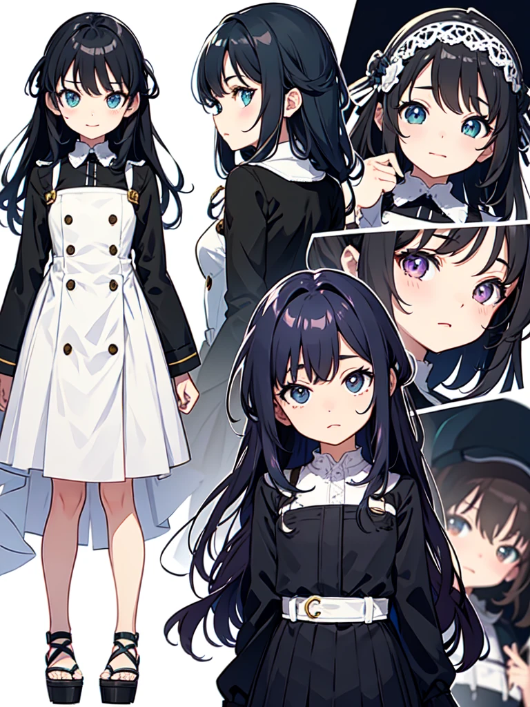 sketch (Character design sheet, same characters, whole body, Three-View, front, ~ ~ ~ side, return),(Very bright:1.1), White Background, [1 Girl:7], (Tilt your head:1.2), ([sketch|watercolor \(Moderate\)]:1.15),Chaotic Abstractな背景, Vector Trace, Gradient Blending, Bright colors, that&#39;wonderful, 非常にdetailed, Complex, (Very low contrast:1.4）,Full bangs, Gradient braided hair, (Light purple hair), (Ink blotches:1.1), (pale:1.2),(Light purple:1.2),(Light green:1.2)　and full body, Artistic elements add depth to the work. The overall atmosphere is creepy and nightmarish..., With a unique artistic touch. This movie is、The dark and crazy world of horror movies depicted in HD., Evoke visual stimuli and aesthetic sense, It will terrify and excite the audience....,watercolor画, （Lightless, Eyes without highlights, Evil Eye, A bad looking person with white eyes, It&#39;s a red eyeliner）,whole body絵, Wearing a maid outfit and （Mature face,tall, Wearing black tights,Green Eyes, The skin is hidden　and maid, The background is a dark and desolate landscape, Horror movie atmosphere. Her figure is extremely beautiful, Emphasizing the dark and crazy elements. Skillfully expressing the effects of light and shadow, detailed, The face and expression of the black costume are also carefully drawn...,sketch (Character design sheet, same characters, whole body, Three-View, front, ~ ~ ~ side, return) and 1 female, Nervous,Cowboy Shot,,(Very bright:1.1), White Background, [1 Girl:7], (Tilt your head:1.2), ([sketch|watercolor \(Moderate\)]:1.15),Chaotic Abstract