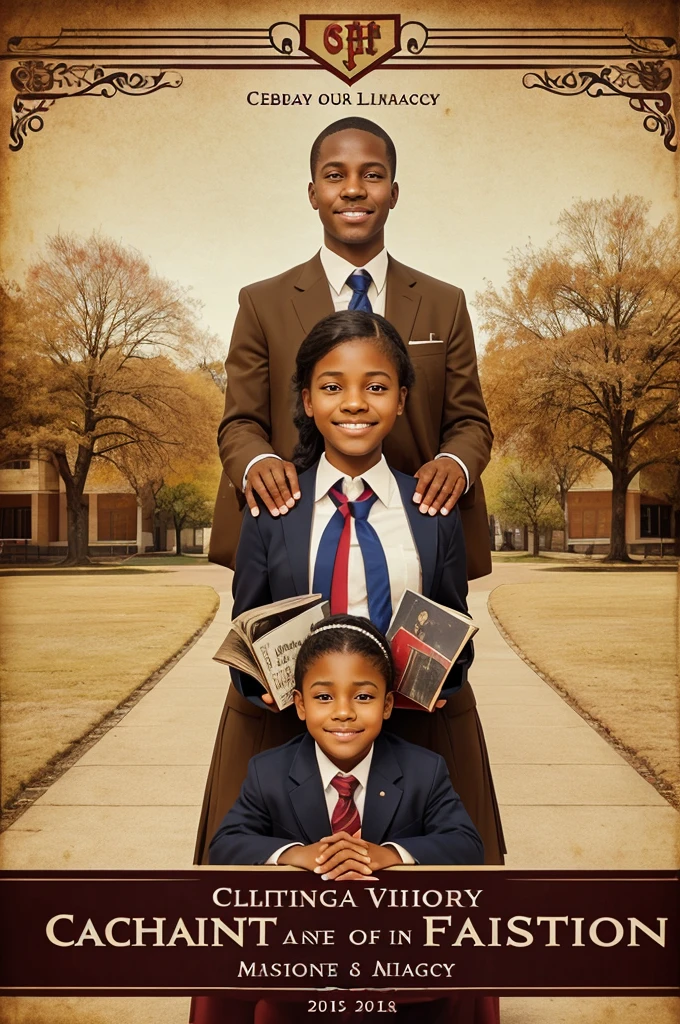 Legacy and Vision: Celebrating Our JourneyLegacy and Vision: Celebrating Our Journey
I want something related to our schools founding day celebration (refer to this theme)..
It should be of school only...I mean it should look like a handmade animated cover page for our magazine