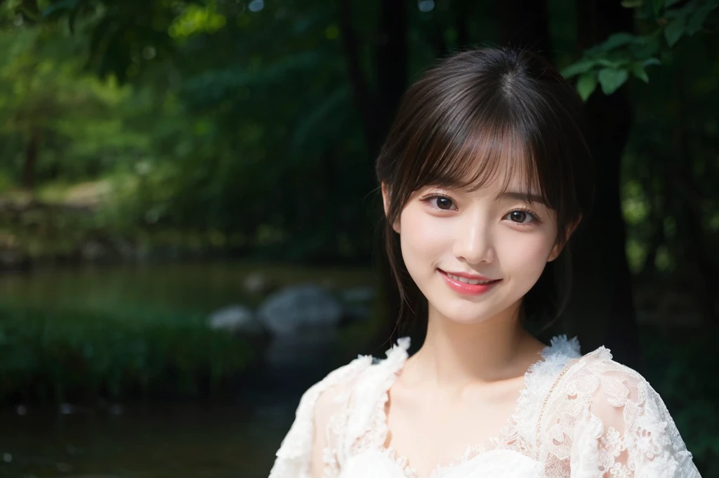 Highest quality　masterpiece　Photo style　Fantasy　Beauty　smile　Fairytale