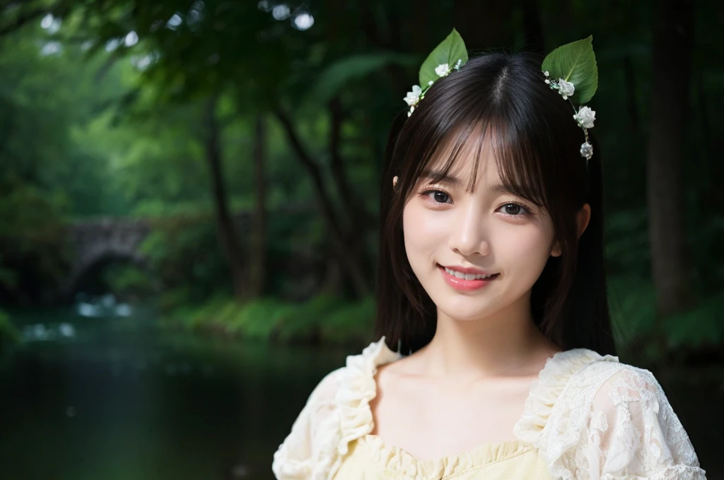 Highest quality masterpiece Photo style Fantasy Beauty smile Fairytale