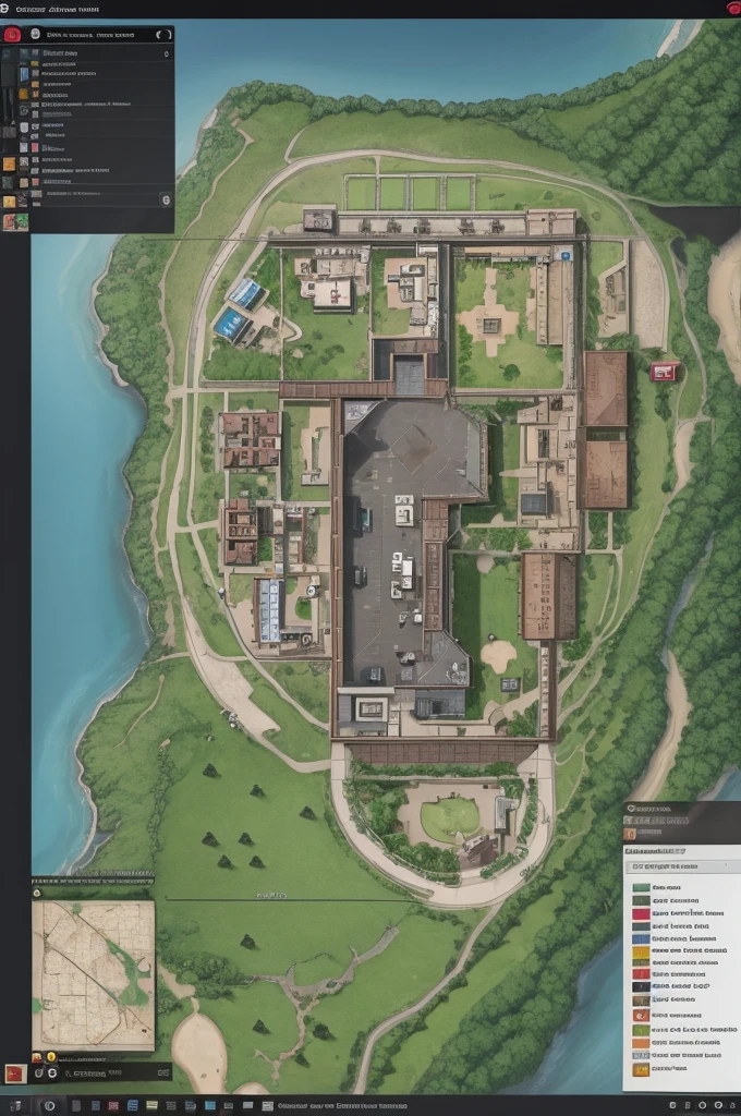 Create an RPG map of a prison