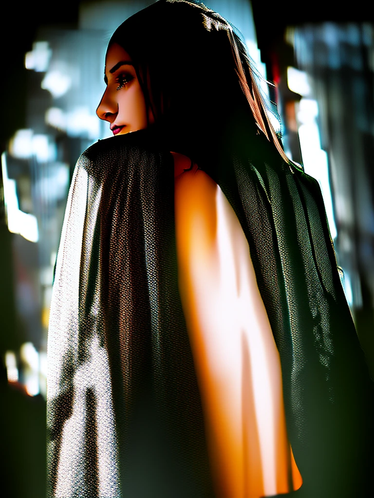 gothic woman, very sexy, ultra realisitic, with big breasts, big-ass, beautiful model, long hair.