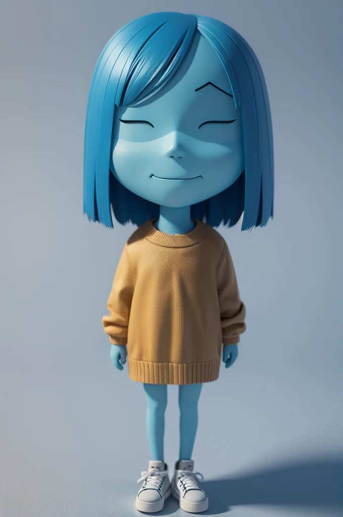 Fun Sadness Character 3D Image