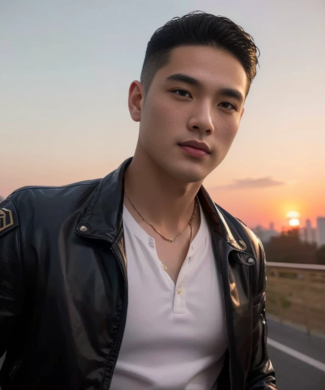 Araaf man wears a Southeast Asian man with a round face.,Posing for pictures, Portrait, male actor, handsome man,short black hair asian man, beautiful haraam man,stereoscopic 8k,45 high quality colored lights,000,000,000 pixels, photo, post-trade photo, animation, Portraitที่สวยงามสมจริง. Posing for pictures, Headshot profile picture, inspiration inspirationจากนิโคลัส มาร์ซิกาโน, Profile picture, Portrait, Headshot, inspiration, Headshotgraph,