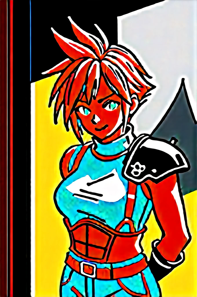 (pixel art:1.2), adventurer female, side sprite, running sprite animation, (redhead mage:1.1), no background.