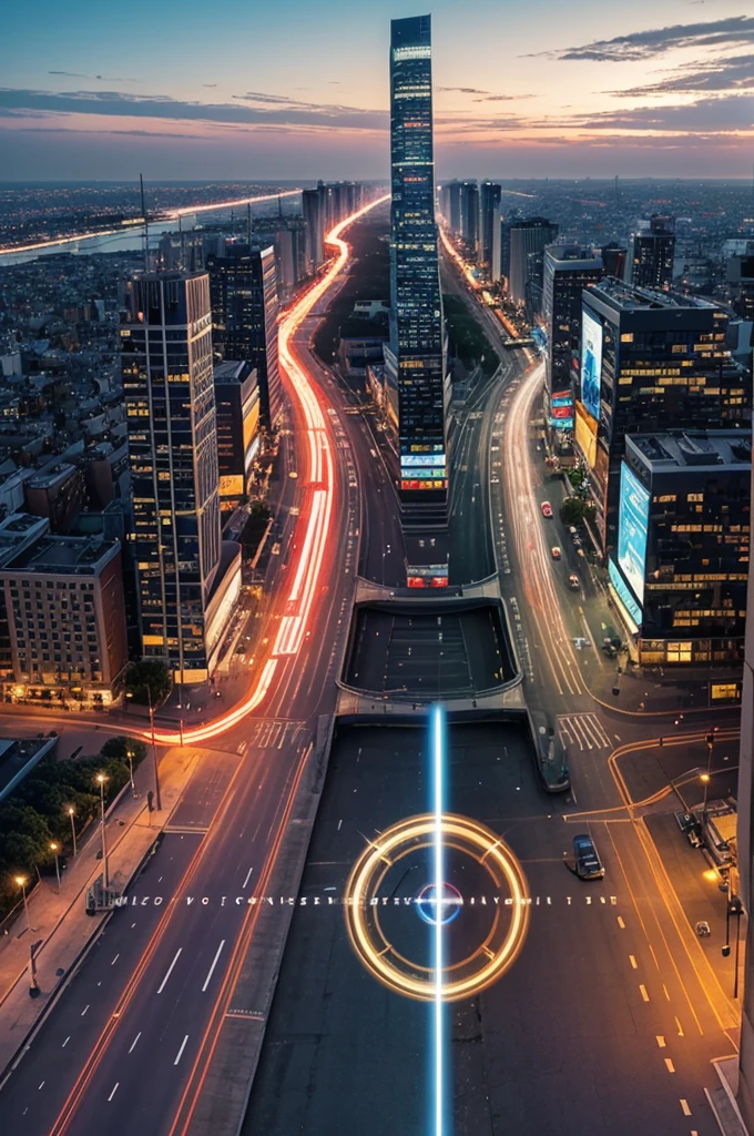 "Design a YouTube banner featuring a time machine traveling from the present to the past. The left side should depict a vibrant, modern cityscape representing the present, while the right side shows a historical scene, such as ancient civilizations or iconic historical events. In the center, a dynamic, glowing time machine should be transitioning between the two eras, with trails of light or energy illustrating its journey through time. Include the text 'Journey Through History' in a bold, cinematic font that complements the theme."