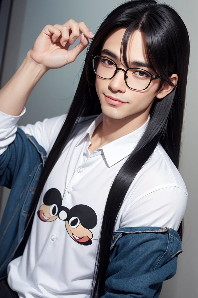Fun characters 2 Disney style 3d Male straight hair and glasses