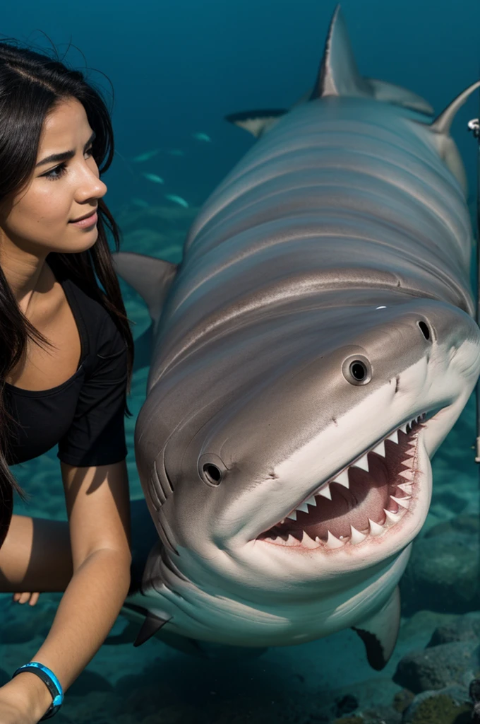 A big nose female shark