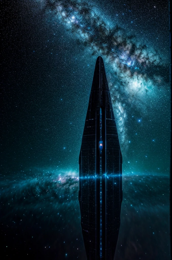 SCI-Fi, galactic ship, furs, interstellar space, travel through galaxies, stars, sparkles, starlight, nebula, HDR, luminicencia, masterpiece, high shutter speed, ISO 4000, hyper detail, ultra resolution