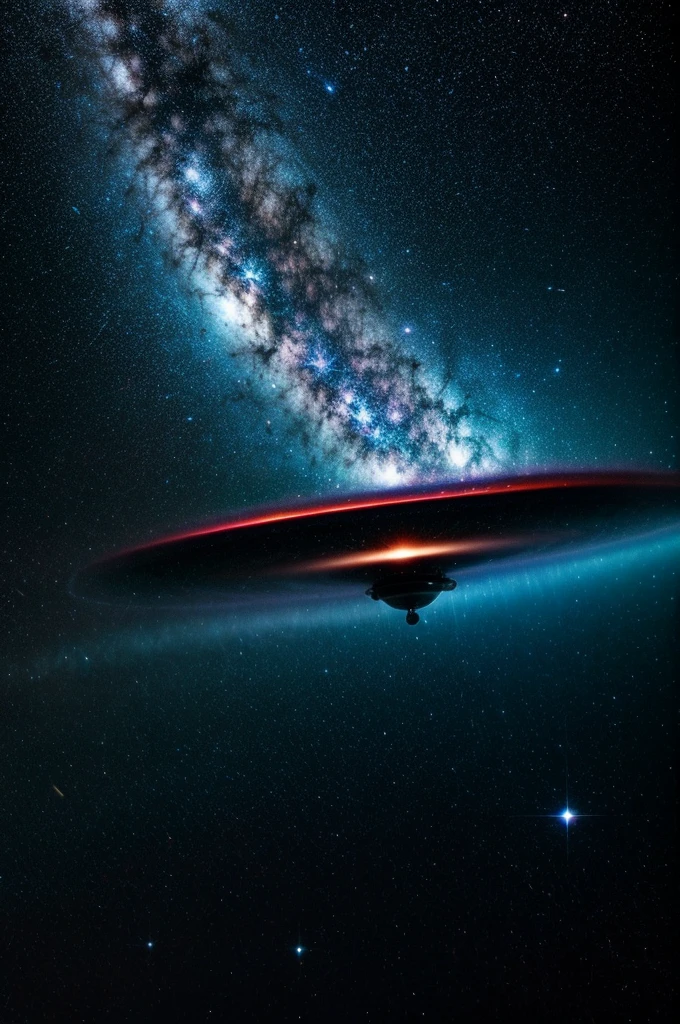 SCI-Fi, galactic ship, furs, interstellar space, travel through galaxies, stars, sparkles, starlight, nebula, HDR, luminicencia, masterpiece, high shutter speed, ISO 4000, hyper detail, ultra resolution