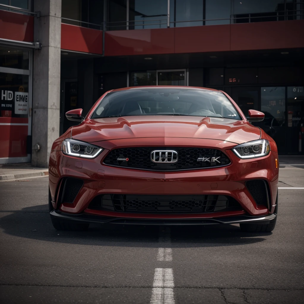 Hd 8k Red colors automotive design