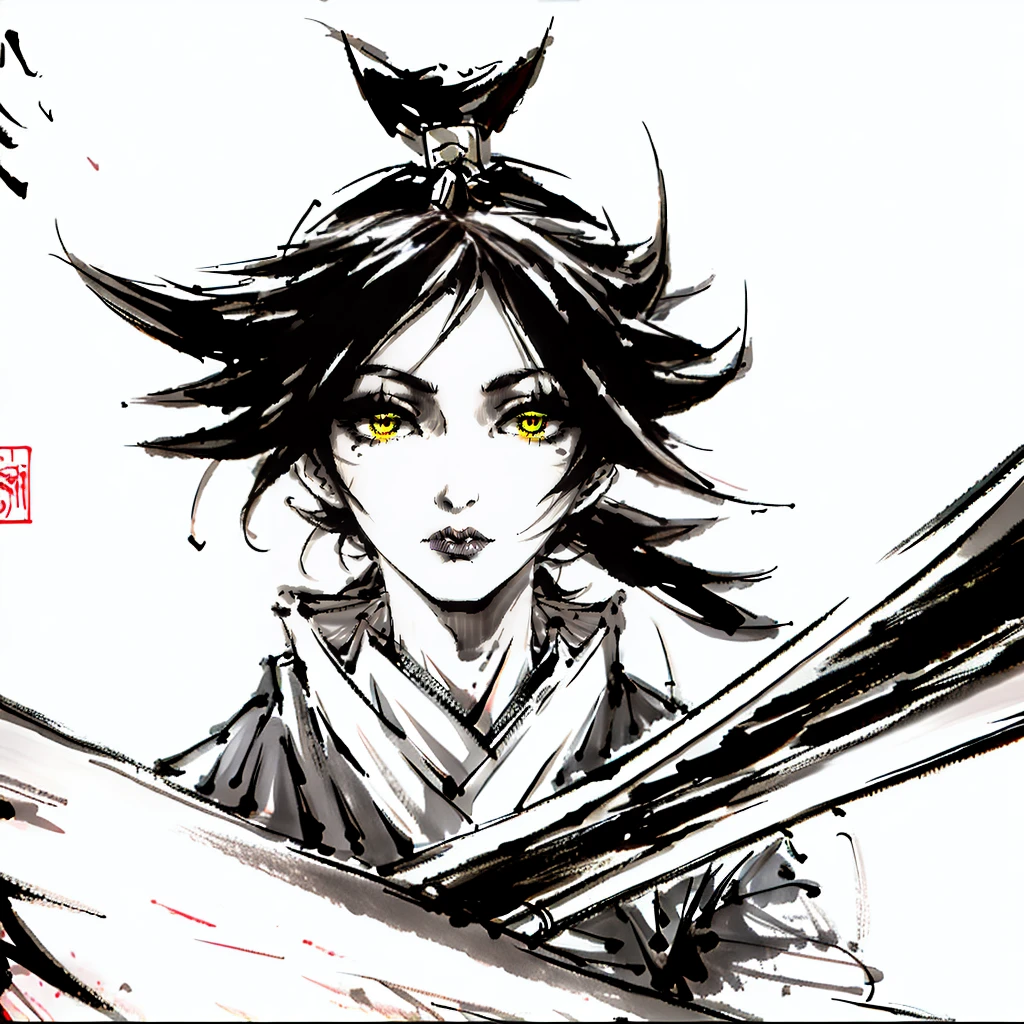 samurai,Japanese sword,master piece,detailed face,highest quality,ultra high resolution,Super detailed,8K