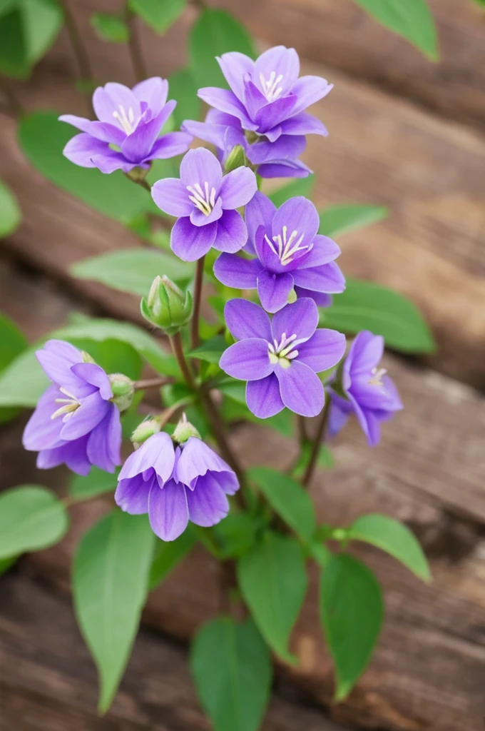 Flower buds violet