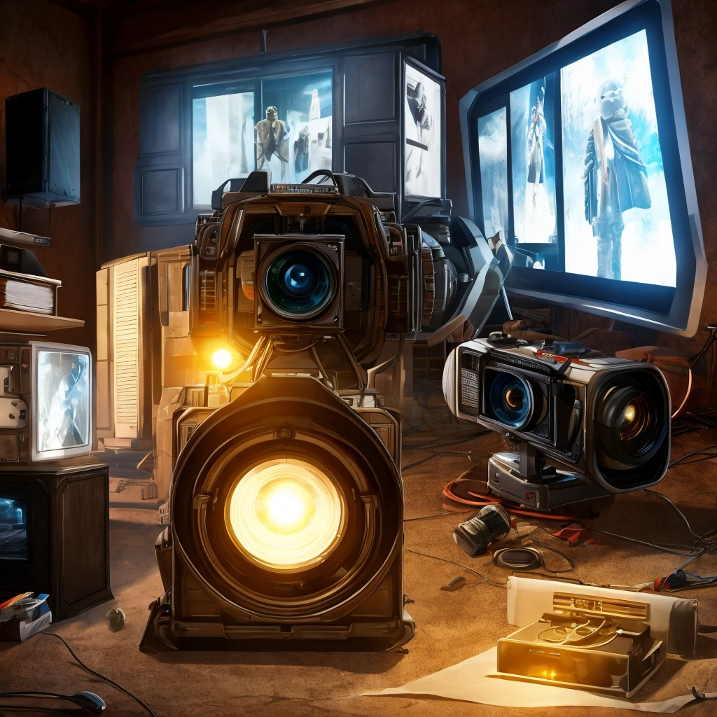 Je voudrais un projecteur pour films petits qui diffuse un film sans autres details inutiles