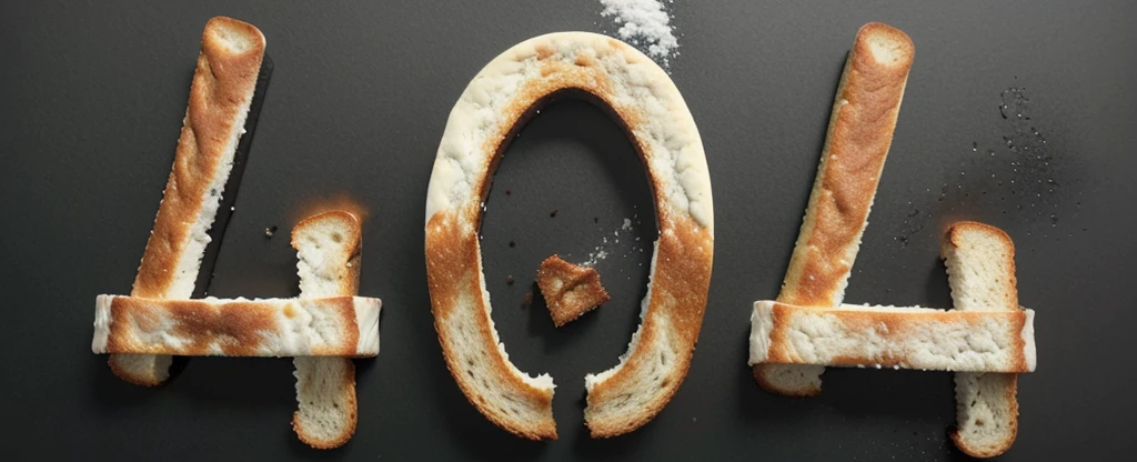 a photorealistic shot of 3 pieces of burnt bread, black as coal. White background, perfect white background. Something went wrong during baking.
