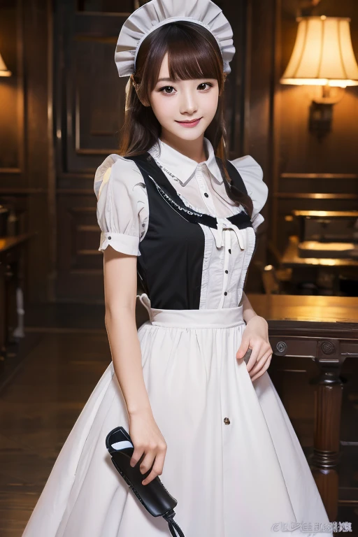 Highest quality、masterpiece、High sensitivity、High resolution、Detailed Description、Slender women、Maid clotheaid Cafe、