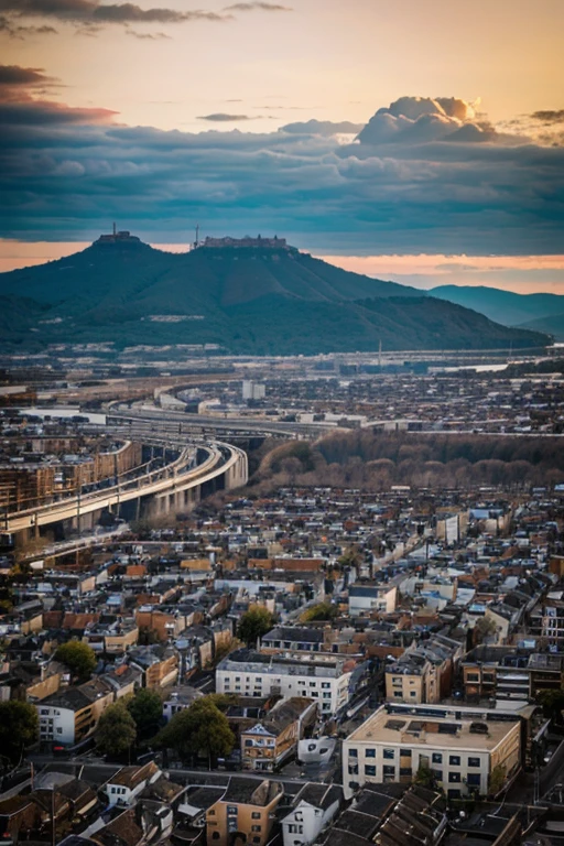 photo of a city devastated with zonbies