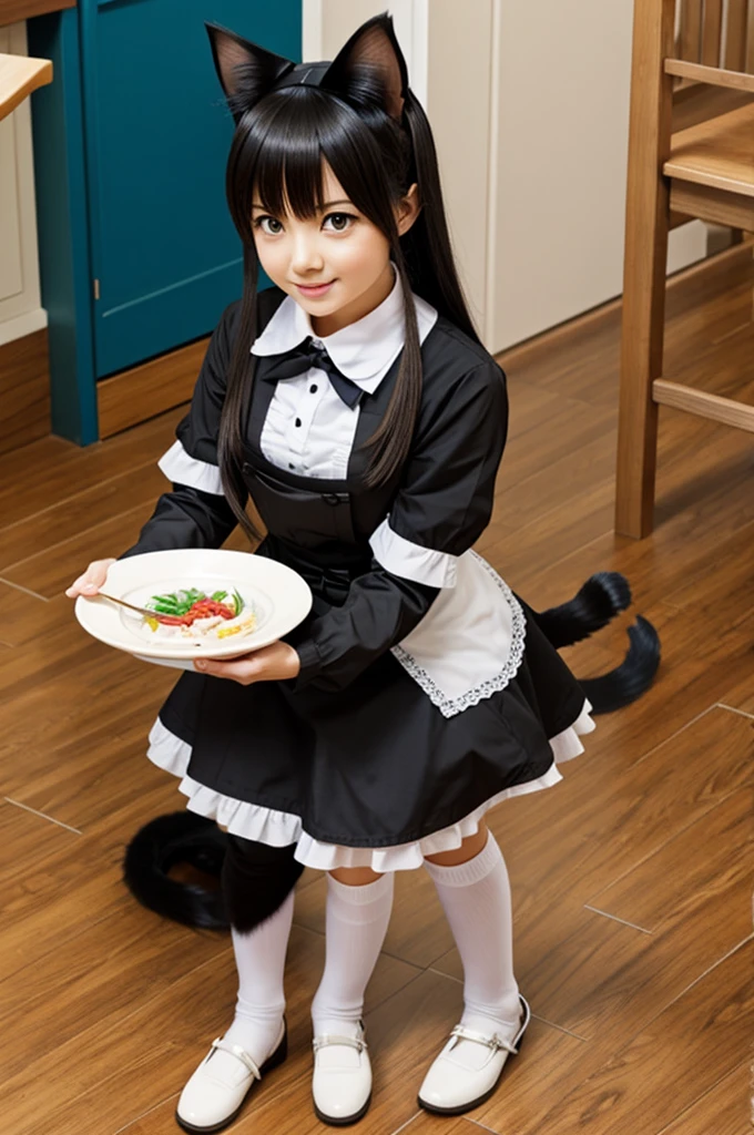 Anime cat maid