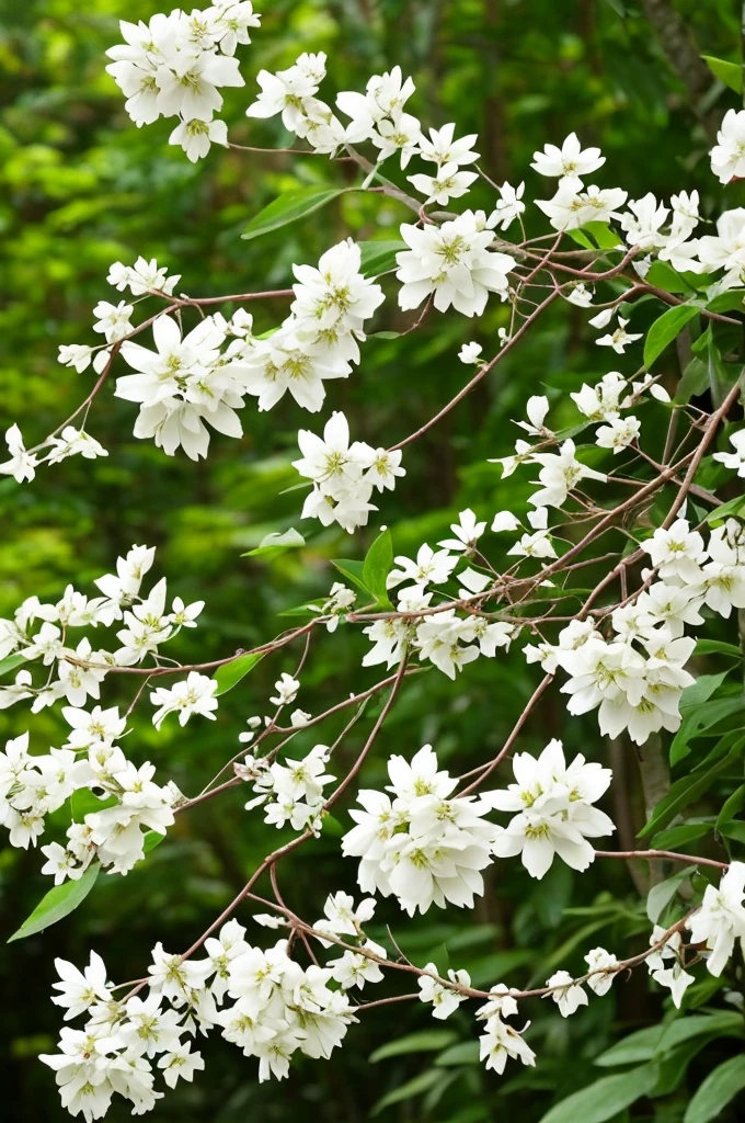 there are many white flowers hanging from a tree in the forest, exotic alien flora, extremely beautiful and ethereal, long wispy tentacles, beautiful!!!!!!!!!, beautiful natural forms, flowers with very long petals, alien plant, lots of weird alien plants, beautiful plants, strange flora, really beautiful nature, strange vegetation, unbelievably beautiful, incredibly beautiful, alien flora