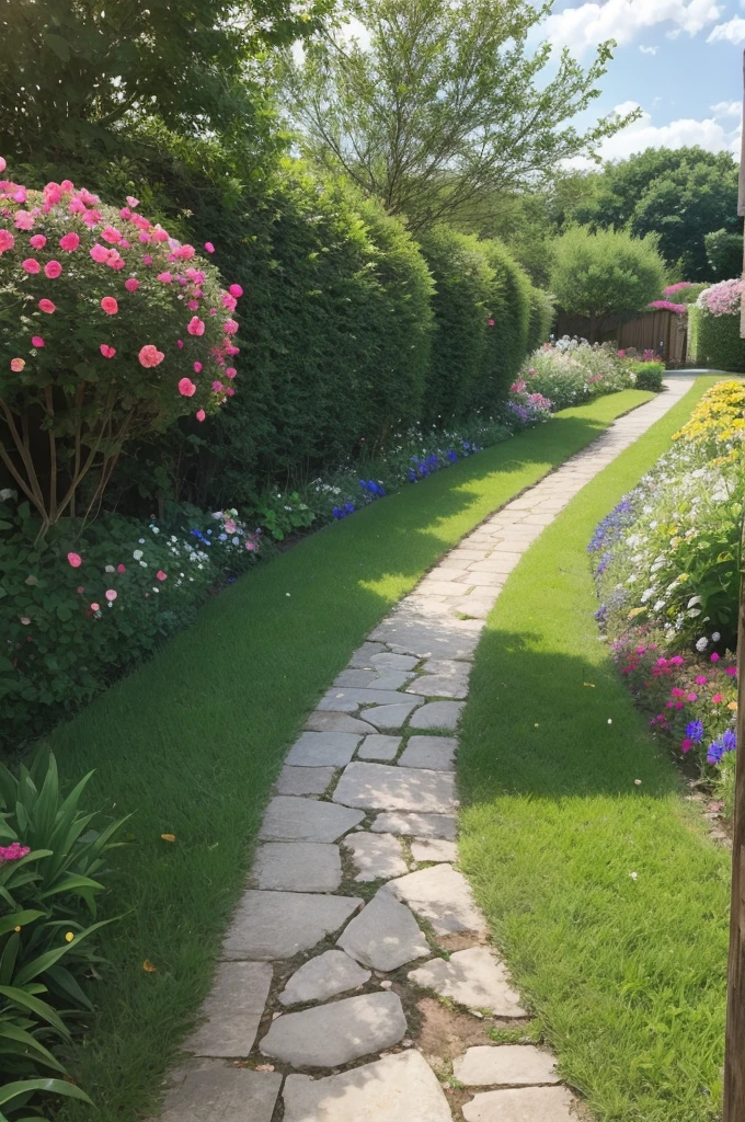 Flowery path