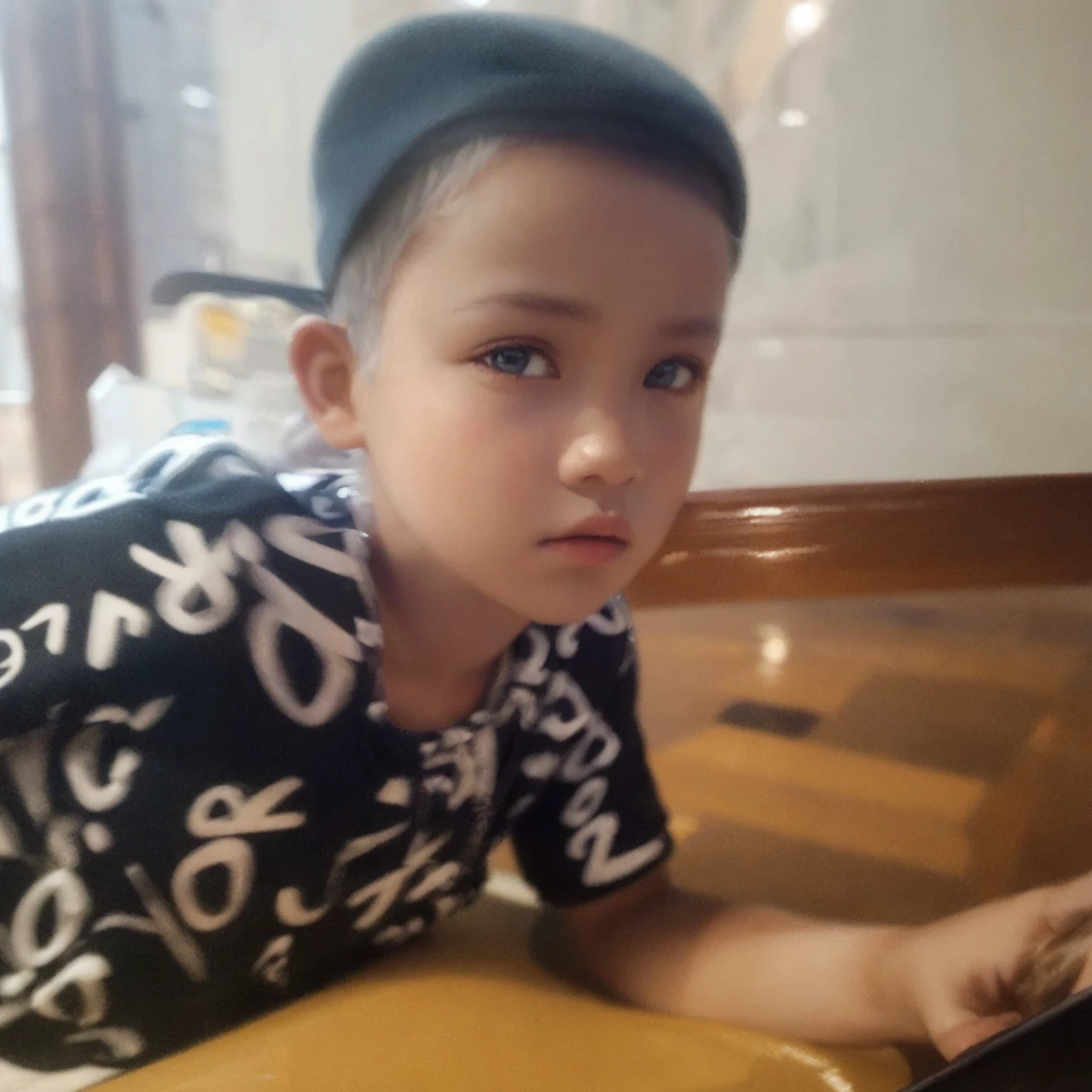 a 13 year old girl with short white hair wearing a color flight suit and cap, playing skateboarding on the street, cute and sweet, with shiny detailed eyes, brilliant and colorful paintings, best quality, ultra-detailed, realistic, photorealistic, photo-realistic, 8k, masterpiece, best illustration, best shadow, color skateboard, solo