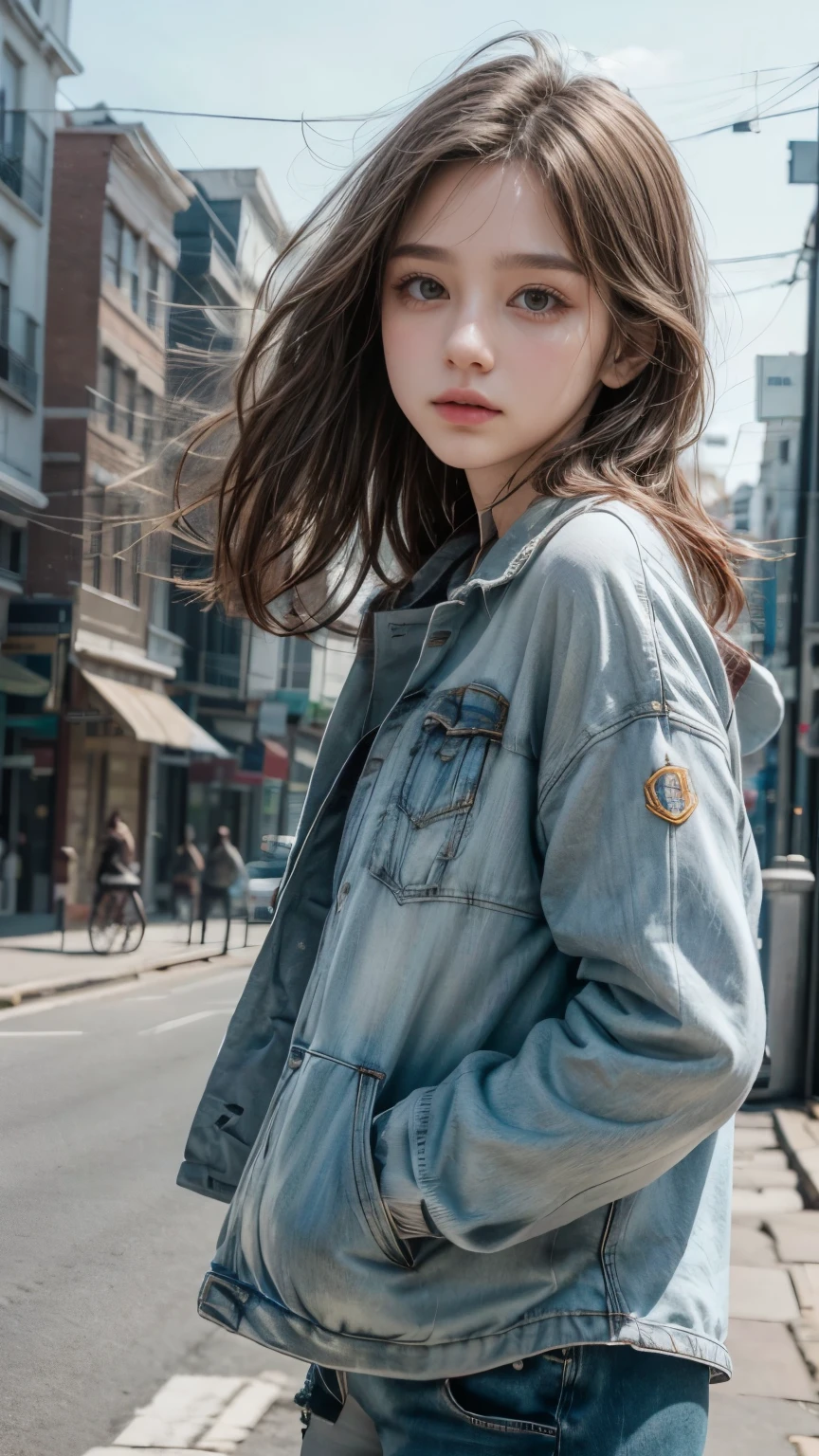 daughter, Handsome Moves,Landscape Photography,Trendy clothes,Patch Background,Geometric pattern stitched background,head shot