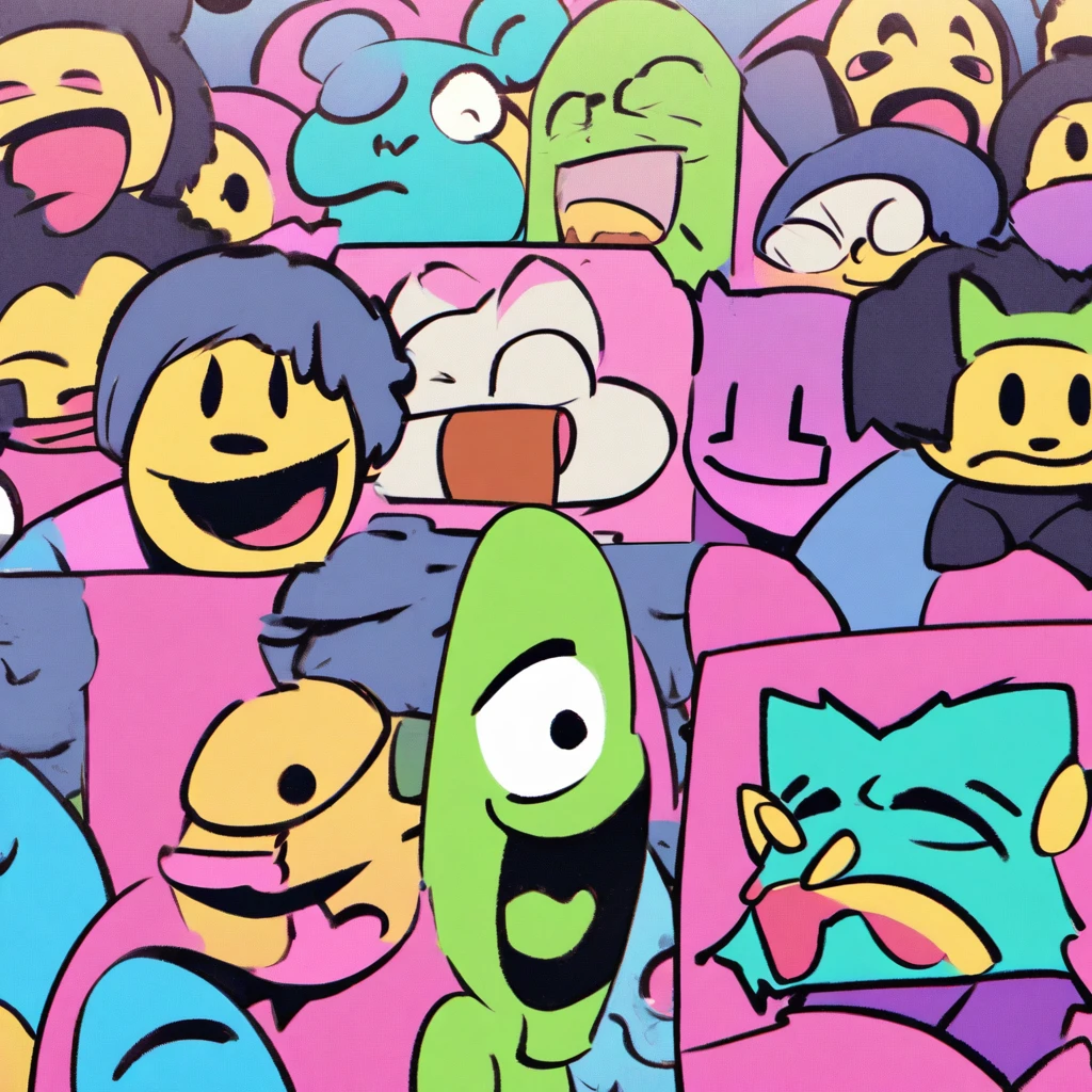 Create a hilarious meme display picture featuring a cartoon character with an exaggerated and funny facial expression. The background should be simple and not distracting, using a solid color or subtle pattern. Incorporate a witty and laugh-out-loud text that captures the character's expression perfectly. Use bold, easy-to-read fonts in vibrant colors to make the text stand out. The overall tone should be playful and comical, ensuring the DP is instantly recognizable and amusing.