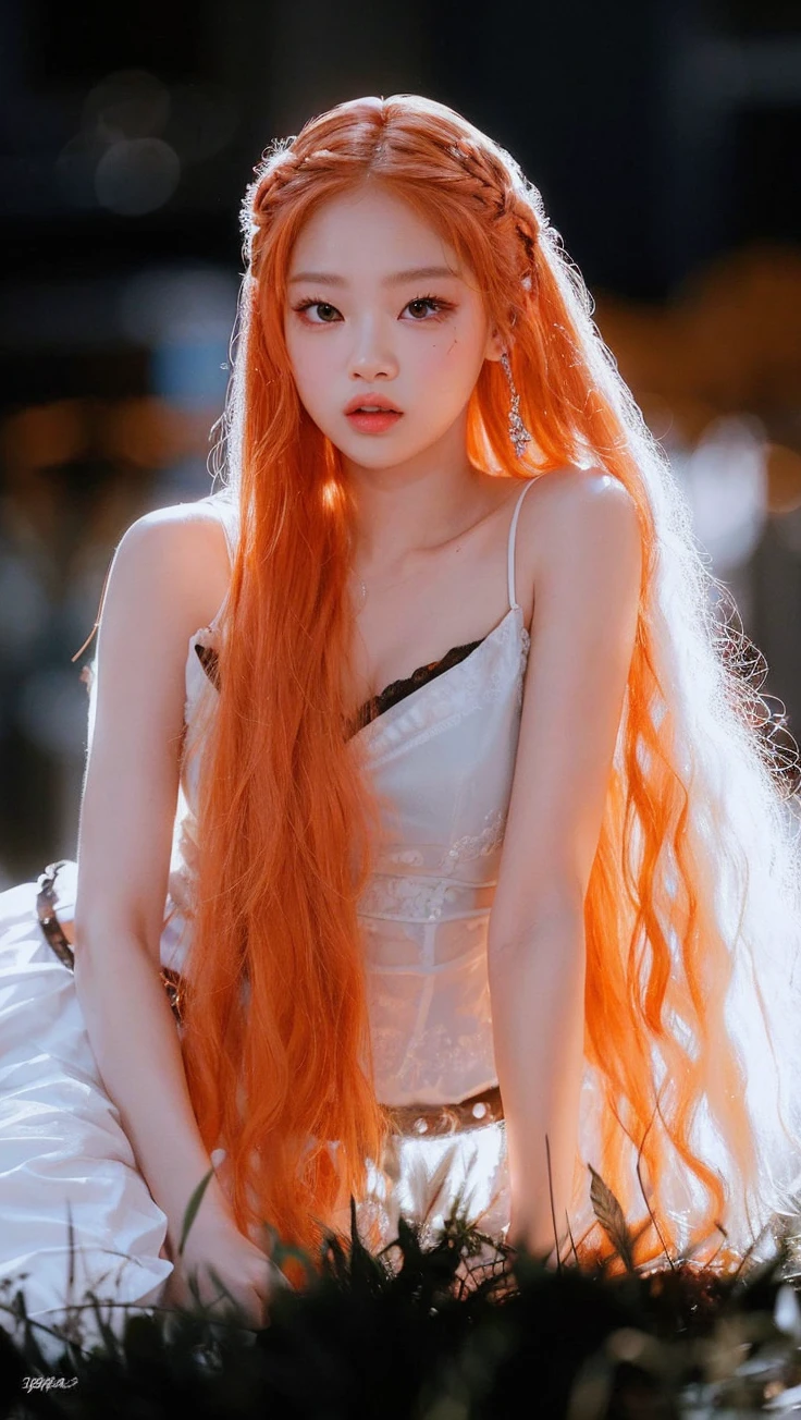 jennie from blackpink face, foto realista.