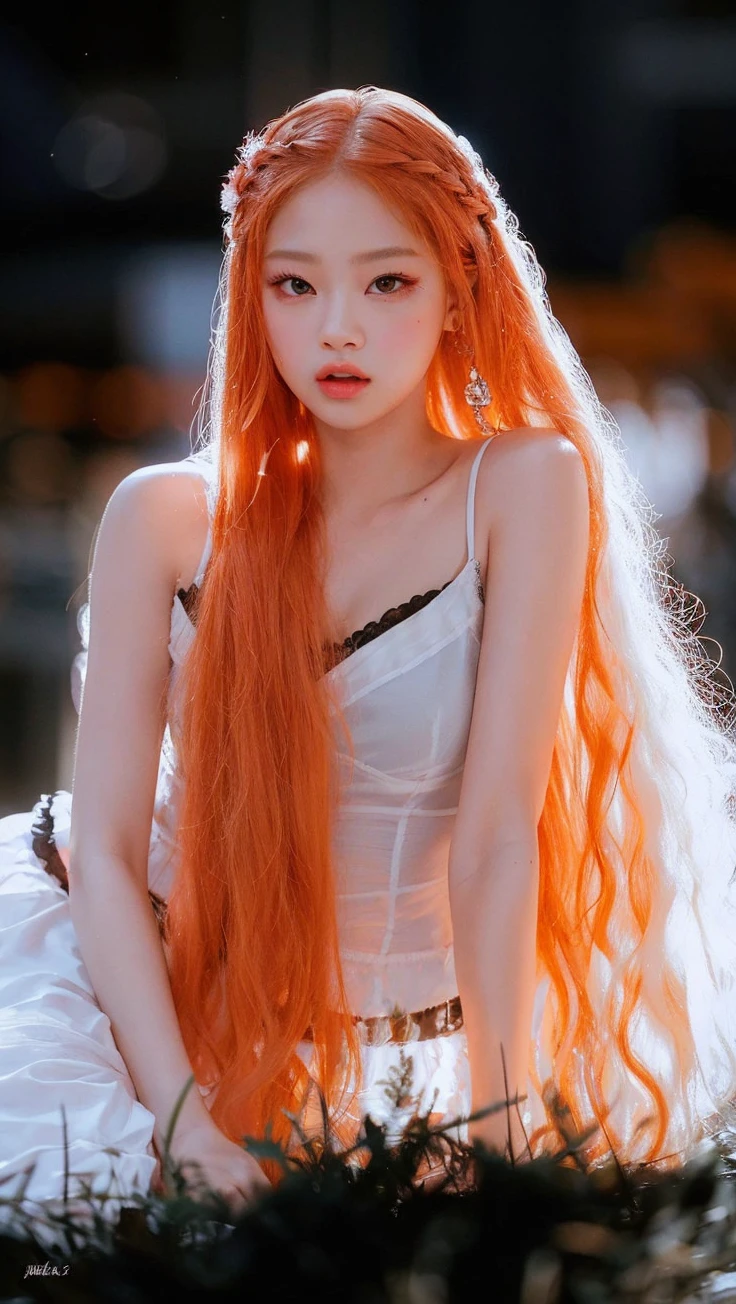 jennie from blackpink face, foto realista.