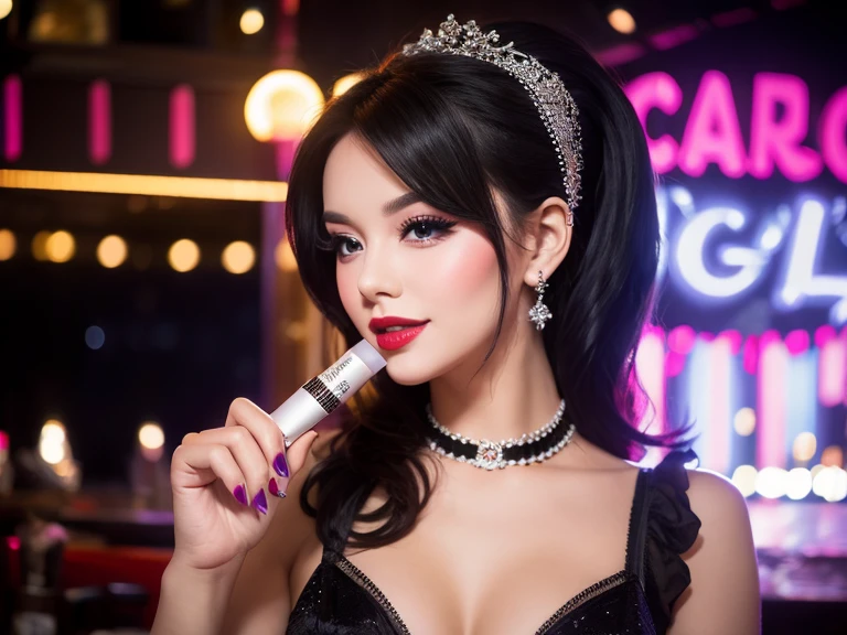 Beauty consultant by day Works at a cabaret club at night Beautiful Disney-loving woman