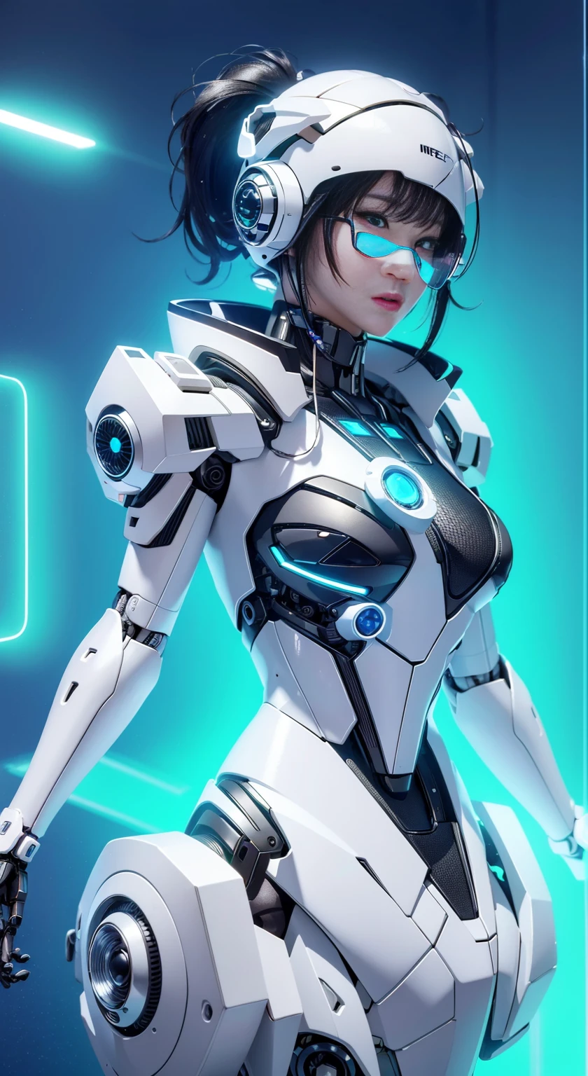 Jay super details, High Detail, high quality, best quality, High resolution，1 female robot，Beautiful female robot,beautiful clear face(Rain waves_haneame：1.5), , (Blind box toy styles:1.2), (full-body shot) , 1 Transparent Girl,Transparent mecha, Exquisite helmet:1.2, Phosphorescent goggles:1.2, cyberpunk, dreamy light, bright neon light, Clean, White background, ( Full-area lighting, Ray tracing, north african trade zone, Unreal rendering,Reasonable design, high detail, On the table, best quality, Ultra high quality, movie lighting)