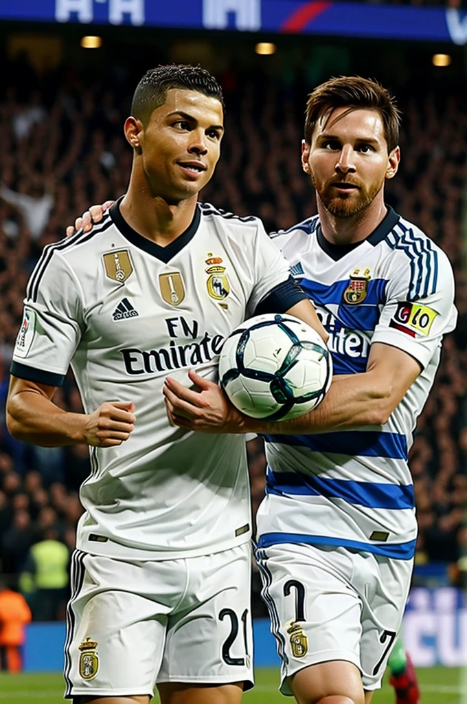 Ronaldo and Messi 