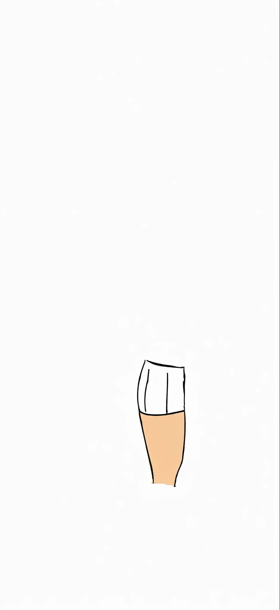 A milf with brunette hair but with blonde tips, Large firm , Wearing a white sweater, e um short, sexly (patte) - Carol Lougue 