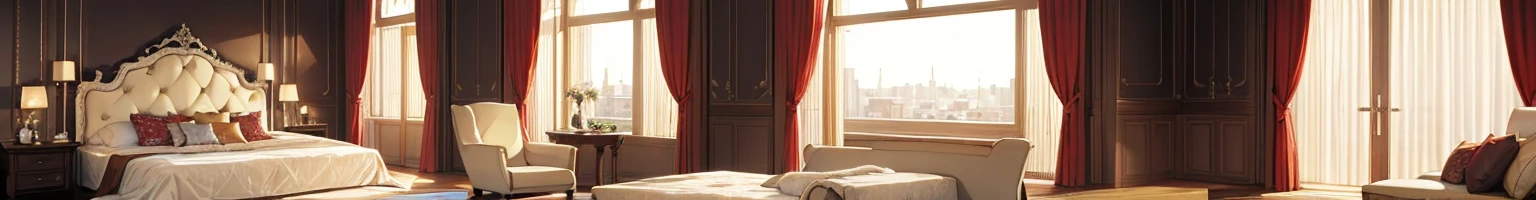 A cozy luxury bedroom