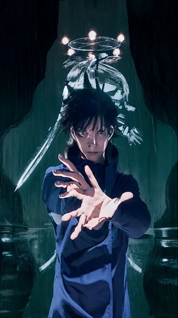 Transform the image to look real with hand style to unleash magical moves 